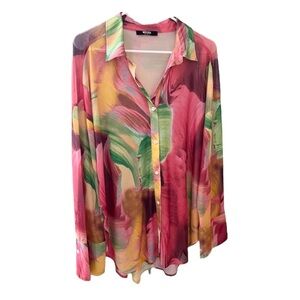 Multicolor Button-Down Shirt